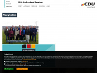 cdu-konstanz.de Webseite Vorschau