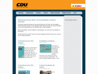 cdu-oberes-wiesental.de Webseite Vorschau