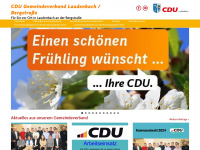 cdu-laudenbach.de Webseite Vorschau