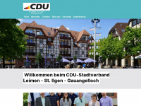 cdu-leimen.de Webseite Vorschau