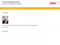 cdu-freudenberg-main.de Webseite Vorschau