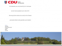 cdu-malsch.de Webseite Vorschau