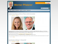 pfisterer.net Webseite Vorschau