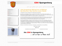 cdu-spangenberg.de Webseite Vorschau
