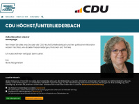 cdu-hoechst-unterliederbach.de Webseite Vorschau