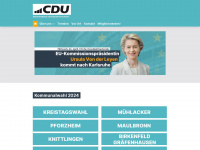 cdu-pforzheim.de Webseite Vorschau