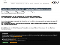 cdu-vs.de Webseite Vorschau