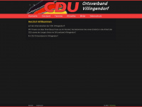 cdu-villingendorf.de Webseite Vorschau
