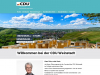 cdu-weinstadt.de Webseite Vorschau