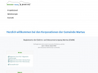 korporation-wartau.ch Webseite Vorschau