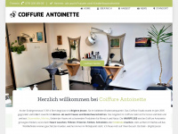 coiffure-antoinette.ch Webseite Vorschau