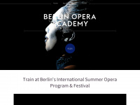 berlinoperaacademy.com Webseite Vorschau