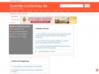 buende-rundschau.de Webseite Vorschau