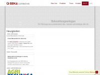 geka-lichttechnik.de Webseite Vorschau