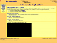 bahn-journalist.ch Webseite Vorschau