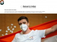 samuelinindien.com Webseite Vorschau