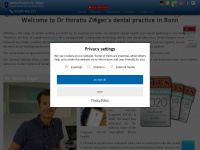 dentist-bonn.com Webseite Vorschau