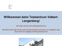 testzentrum-velbert-langenberg.de Webseite Vorschau