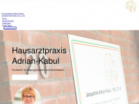 praxis-adrian-kabul.de Webseite Vorschau