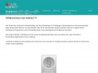 kids-act-support.eu Webseite Vorschau