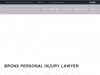 bronx-injury-lawyers.com Webseite Vorschau