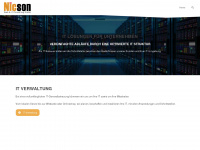 nicson.ch Webseite Vorschau