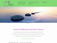 life-in-balance.eu.com Webseite Vorschau