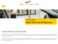 hertzbusiness.ch Webseite Vorschau