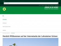 b90gruene-lahnstein.de Webseite Vorschau
