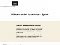 autoservice-sydow.de Webseite Vorschau