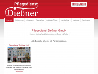 pflege-service-diessner.de Webseite Vorschau