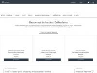 esthederm.it Webseite Vorschau