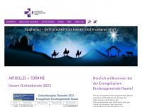 evangelische-kirchengemeinde-hamm.de Webseite Vorschau