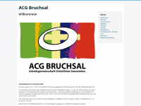acg-bruchsal.de Webseite Vorschau