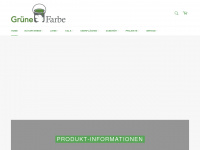 gruene-farbe.de Webseite Vorschau