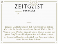 zeitgeist-cocktails.ch Webseite Vorschau