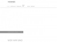 hannes-webmanufaktur.de Webseite Vorschau