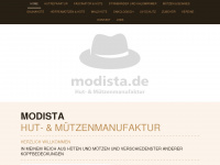 modista.de Webseite Vorschau