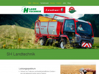sh-landtechnik.de Webseite Vorschau