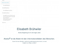 elisabethbruehwiler.ch Webseite Vorschau