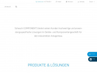 scheuch-components.com Webseite Vorschau