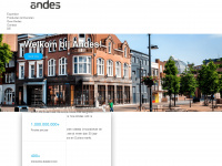 andes.nl Webseite Vorschau