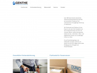 genthe-gastechnik.com Webseite Vorschau