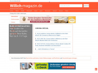 willich-magazin.de Webseite Vorschau