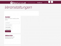 tanzagenda.ch Webseite Vorschau