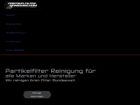 partikelfilter-reinigung.com Webseite Vorschau