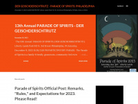 paradeofspirits.blogspot.com Webseite Vorschau