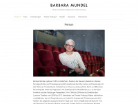 barbara-mundel.de Webseite Vorschau