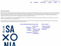 djk-saxonia.de Webseite Vorschau
