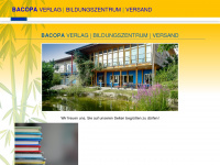 bacopa-verlag.at Webseite Vorschau